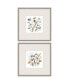 Фото #1 товара Coastal Blooms Framed Art, Set of 2