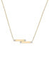 ფოტო #1 პროდუქტის Diamond Double Bar 18" Pendant Necklace (1/10 ct. t.w.) in Gold Vermeil, Created for Macy's