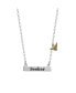 Фото #2 товара Seeker Bar Necklace with Golden Snitch Accent, 16 + 2''