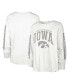 ფოტო #1 პროდუქტის Women's White Iowa Hawkeyes Statement SOA 3-Hit Long Sleeve T-shirt