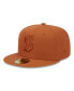 Фото #1 товара Men's Brown Seattle Mariners Spring Color 59FIFTY Fitted Hat