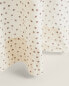 Scalloped edge floral curtain