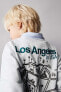 Embroidered map l.a. sweatshirt