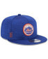 Фото #4 товара Men's Royal New York Mets 2024 Clubhouse 9FIFTY Snapback Hat