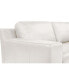 Фото #8 товара Darrium 5-Pc. Leather Chaise Sectional with Corner Table & Console, Created for Macy's