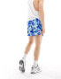 Фото #3 товара adidas Running camo print shorts in blue