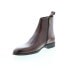 Фото #4 товара Bruno Magli Milton MB2MLTE0 Mens Brown Leather Zipper Casual Dress Boots