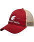 Фото #1 товара Men's Crimson Washington State Cougars Split Bar Trucker Adjustable Hat