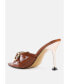 Фото #2 товара Women's Drippin Hot Croc Patent Faux Leather Sandals