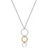 Bicolor necklace with circles Sirkel SSK02