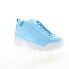 Fila Disruptor Zero 5XM01515-421 Womens Blue Leather Lifestyle Sneakers Shoes 10