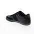 Lacoste Court-Master Pro 2222 Mens Black Leather Lifestyle Sneakers Shoes