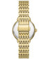 ფოტო #3 პროდუქტის Women's Lily Avenue Three Hand Gold-Tone Stainless Steel Watch 34mm