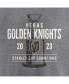 Men's Heather Gray Vegas Golden Knights 2023 Stanley Cup Champions Shootout Tri-Blend T-shirt