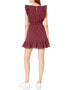 Фото #2 товара Платье с принтом узора Jacquard от BB Dakota 292429, цвет Бордовый, размер XS