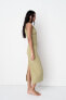 Фото #5 товара Платье миди с воланами ZARA