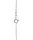 Фото #2 товара Macy's cubic Zirconia Teardop 18" Pendant Necklace in Sterling Silver & 14k Gold-Plate