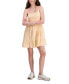 Фото #1 товара Juniors' Smocked Tiered Mini Dress