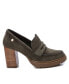 ფოტო #1 პროდუქტის Carmela Collection, Women's Suede Heeled Loafers By XTI