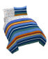 Vintage Stripe 100% Organic Cotton Twin Bed Set