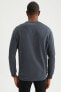 Relax Fit Bisiklet Yaka Sweatshirt