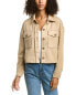 Фото #1 товара Brook + Lynn Cropped Shacket Women's Brown L