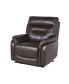 Фото #1 товара Contemporary Top-Grain Leather Recliner Set - Power Footrest, Power Headrest - Control Panel,