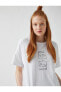 Kadın Ekru T-Shirt 2SAL10228IK