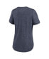 ფოტო #3 პროდუქტის Nike Women's Heather Navy Houston Astros Knockout Team Stack Tri-Blend T-Shirt