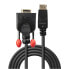 Фото #2 товара Lindy 3m DisplayPort to VGA Adaptercable - 3 m - VGA (D-Sub) - DisplayPort - Male - Male - Gold