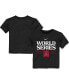 ფოტო #1 პროდუქტის Toddler Boys and Girls Black Arizona Diamondbacks 2023 World Series T-shirt
