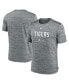 Фото #1 товара Men's Heather Gray Detroit Tigers Authentic Collection Velocity Performance Practice T-shirt