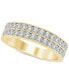 Diamond Two-Row Band (1/2 ct. t.w.) in 14k White Gold