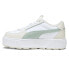 Фото #3 товара Puma Karmen Rebelle Platform Womens Green, White Sneakers Casual Shoes 38721216