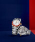 ფოტო #5 პროდუქტის Men's Automatic Silver-Tone Stainless Steel Bracelet Watch 40mm, Exclusively Ours
