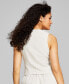 Фото #2 товара Women's Linen-Blend Vest, Created for Macy's