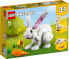 Фото #6 товара LEGO Creator 3-in-1 31133 Das weie Kaninchen mit tierischen Figurenfischen, Dichtungen und Papageien