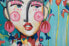 Acrylbild handgemalt Frida in Trad