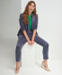 Фото #8 товара Women's Notched-Collar One-Button Blazer