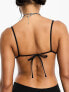 Фото #3 товара Weekday Shore wire bikini top in black