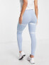 ASOS DESIGN legging in tie dye in blue