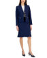 ფოტო #1 პროდუქტის Three-Button Jacket & Flounce-Hem Skirt, Regular & Petite