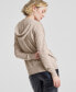 ფოტო #2 პროდუქტის Women's 100% Cashmere Zip Hoodie, Created for Macy's