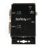 Фото #4 товара Адаптер USB к последовательному порту StarTech.com 2-портовый промышленный для монтажа на стену с DIN-рейками - USB 2.0 Type-B - Serial - черный - стальной - с индикацией - CE - FCC - TAA - REACH