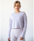 Фото #1 товара Women's Go With The Flow Crop Long Sleeve Top for Women