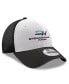 Фото #3 товара Men's Black Stewart-Haas Racing 9FORTY A-Frame Foam Trucker Adjustable Hat