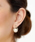 ფოტო #3 პროდუქტის Cultured White Ming Pearl (12mm) & Diamond (1/3 ct. t.w.) Stud Earrings in 14k Gold