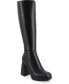 Фото #9 товара Women's Mylah Tru Comfort Foam Platform Square Toe Regular Calf Boots