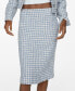 Фото #1 товара Women's Tweed Midi Skirt