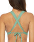 Women's Color Code Cutout Bikini Top